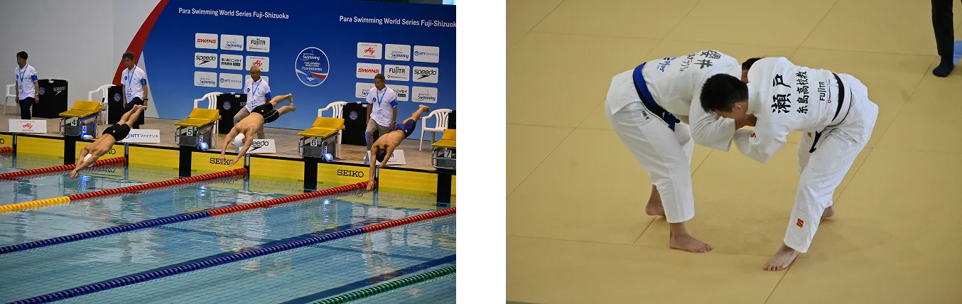 パラスポーツの水泳や柔道、駅伝大会も応援！