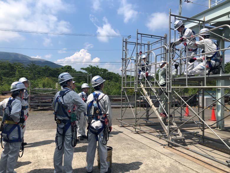 仮設足場設置実習1