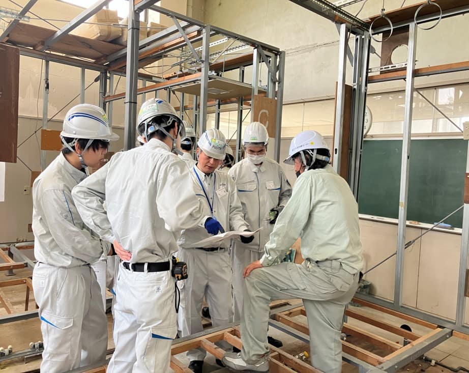 仮設足場設置実習2